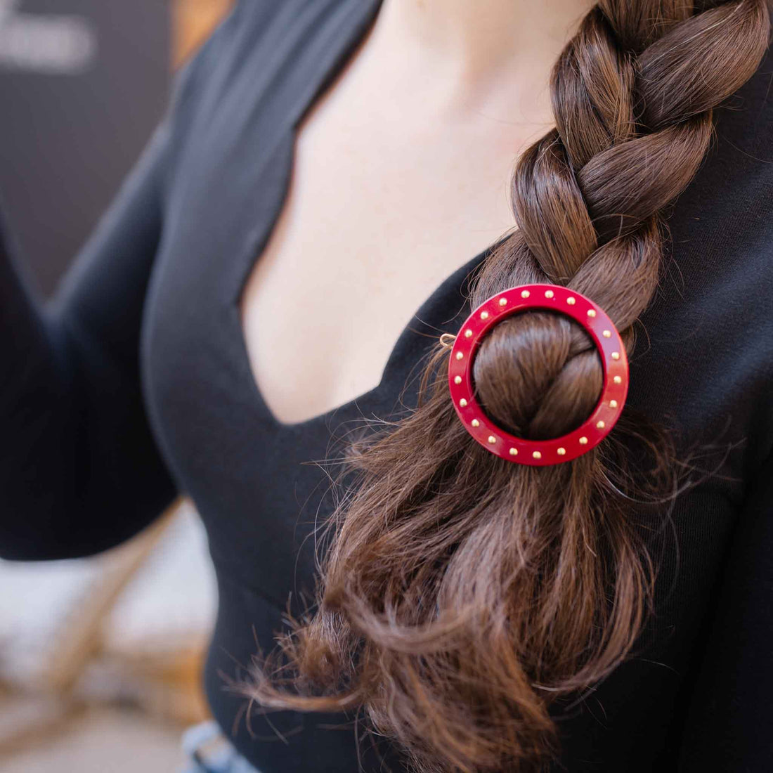 Barrette Dolorès Cherry Chérie - Hydra Studio