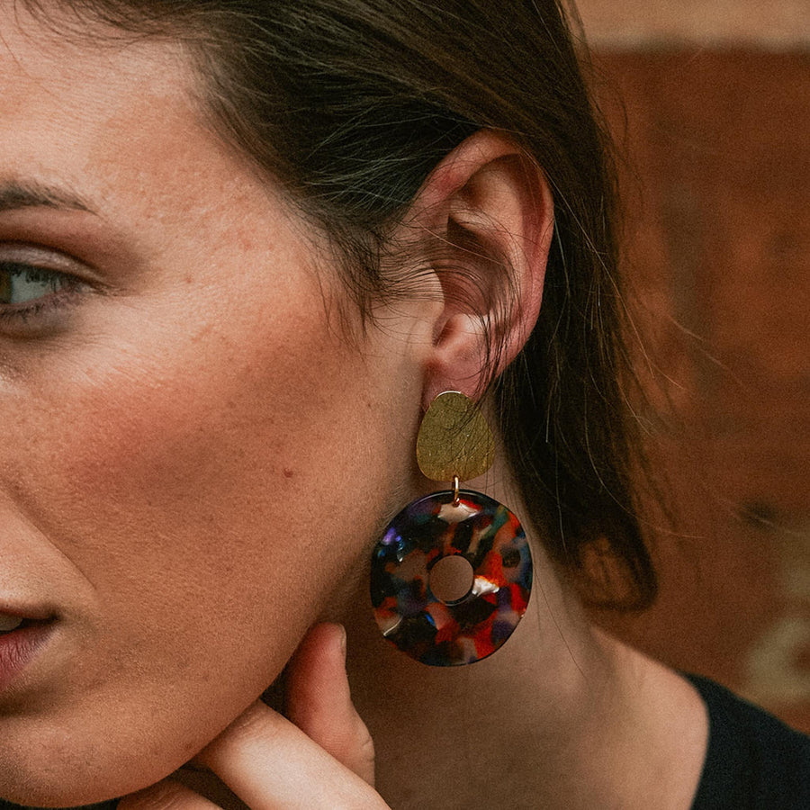 Boucles d'oreilles Émilie Fauve - Hydra Studio