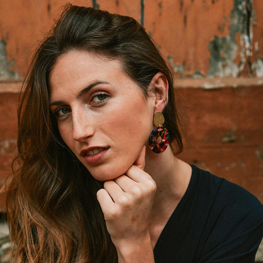Boucles d'oreilles Émilie Fauve - Hydra Studio